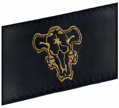 Black Clover Black Bulls Embroidered Gym Lever Belt