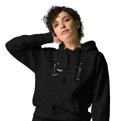 One Piece Zoro Blackout Hoodie (Embroidered)