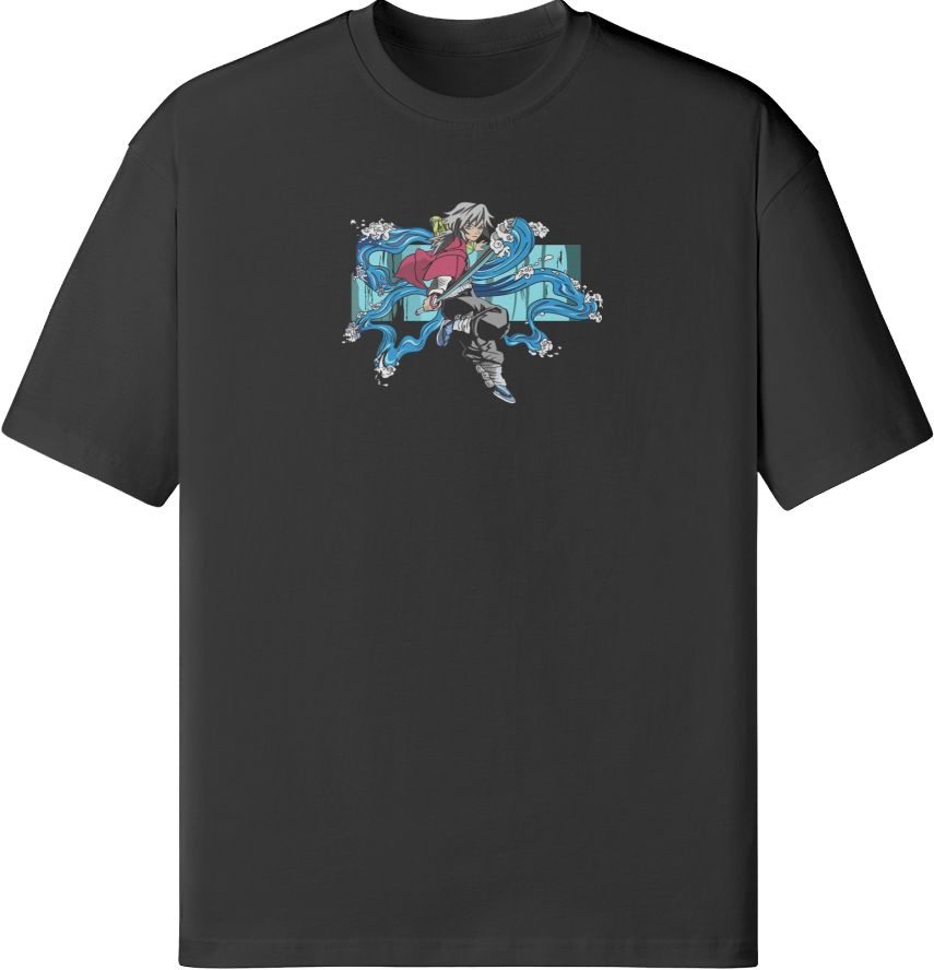 Demon Slayer Giyu Tomiyoka Water Dragon T-Shirt